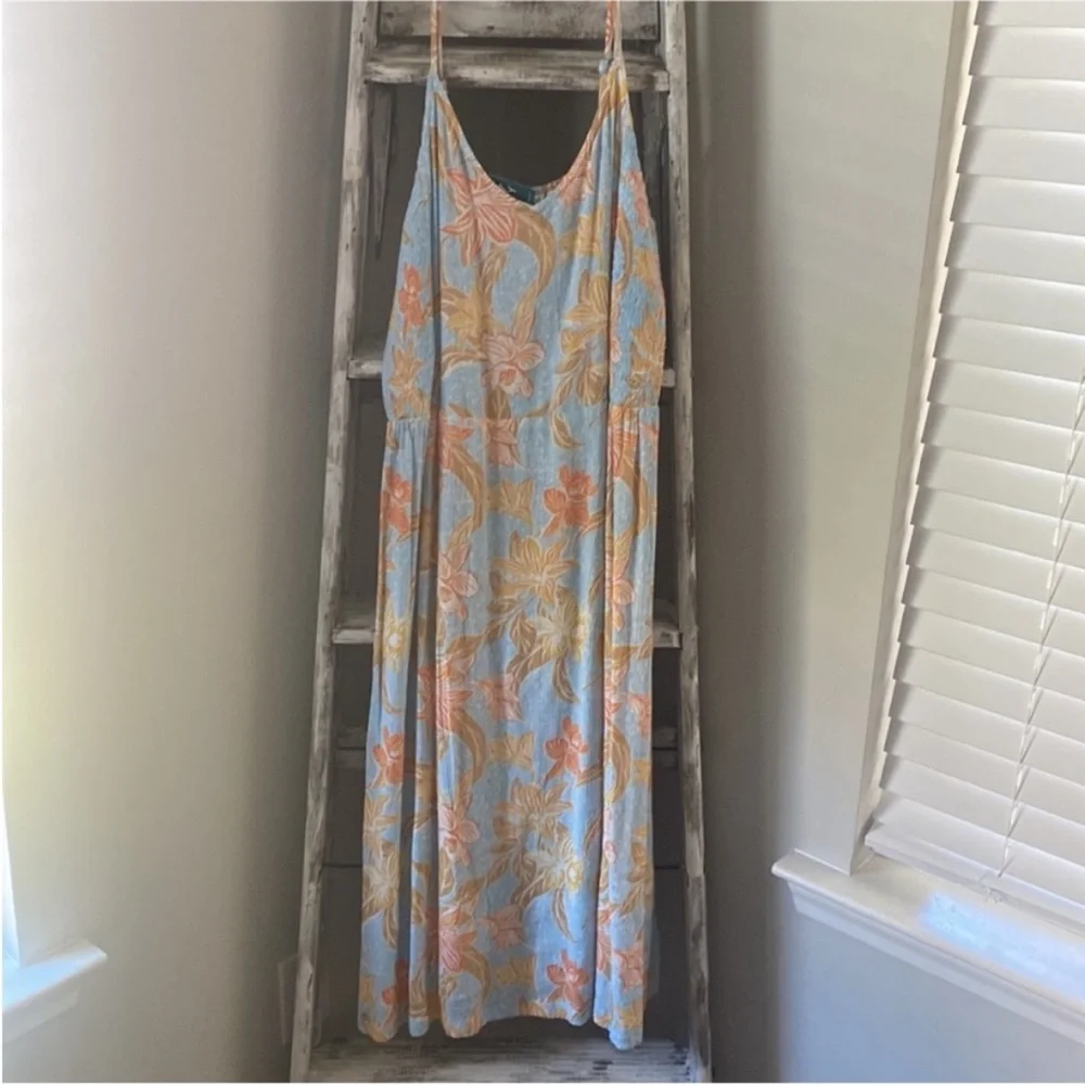 Roxy Land Of All Strappy Midi Dress - Picture 5 of 7